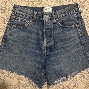 Agolde Parker long shorts.